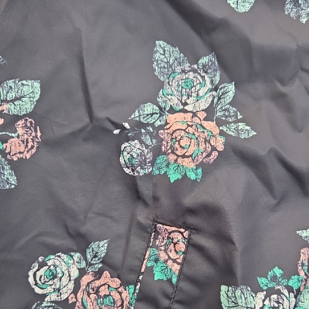 Empyre Floral Hooded Windbreaker Rainyday Jacket Zumiez Large - Picture 3 of 8